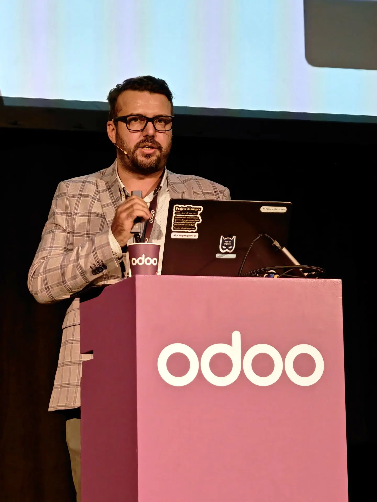 Daniel Göppner at the odoo experience 2025 Daniel Göppner at the odoo experience 2025
